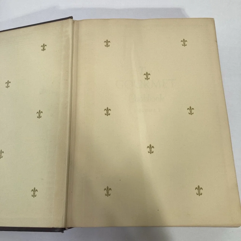 The Gourmet‎ Cookbook Volume 1 Vintage 1957 Hardcover Book USA